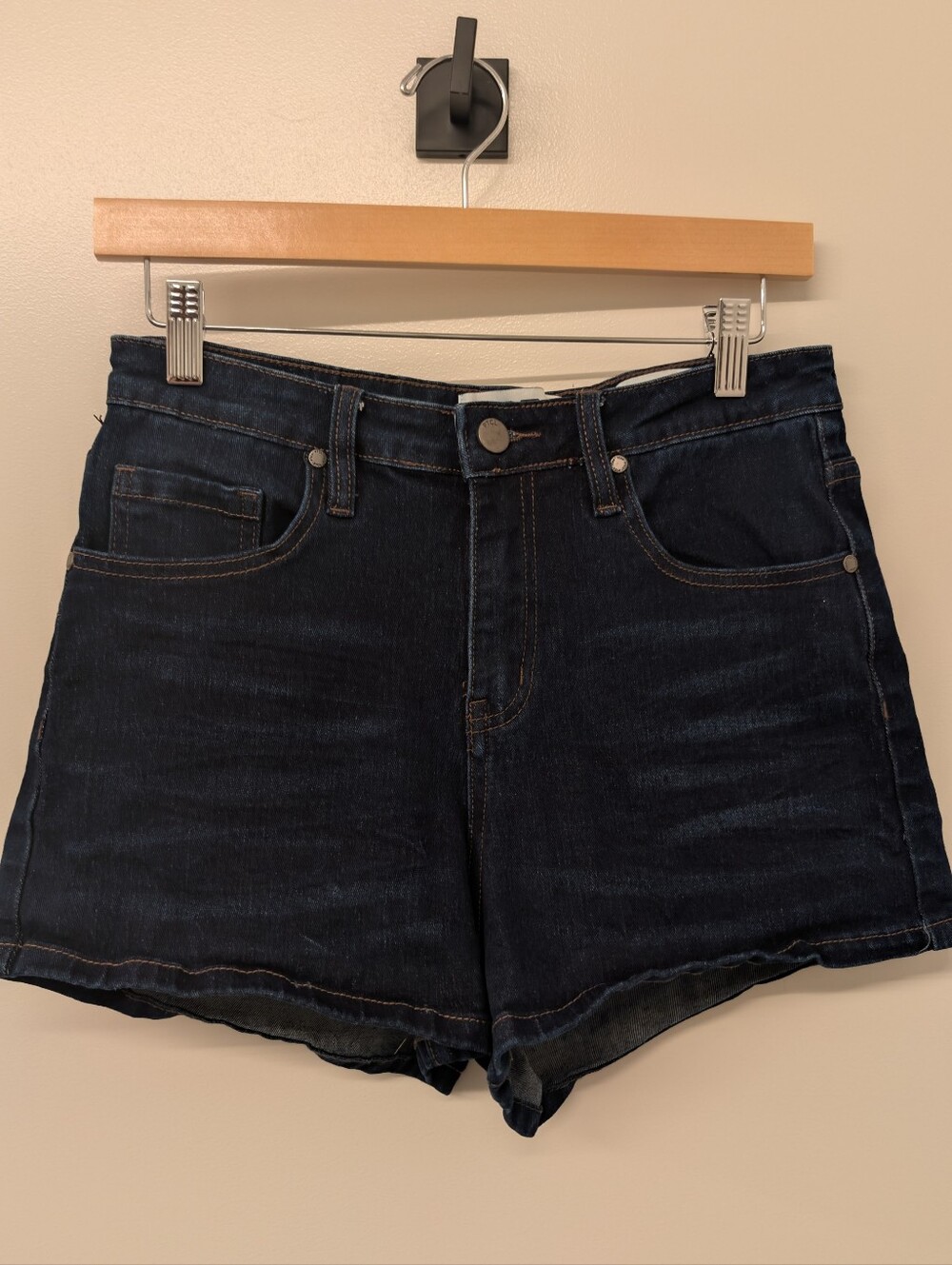 PTCL Rose High Waist Denim Shorts